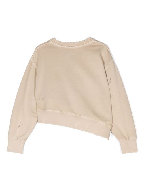 Felpa bambina beige MM6 Kids | M60426MM01AM6704